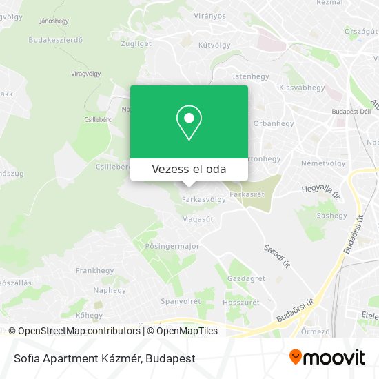 Sofia Apartment Kázmér térkép