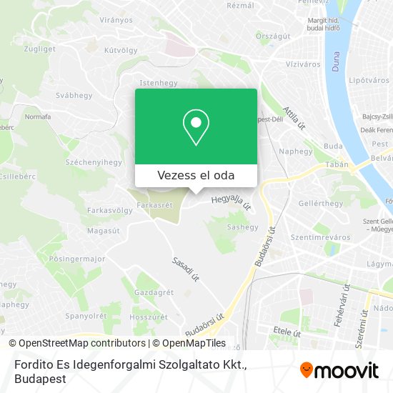 Fordito Es Idegenforgalmi Szolgaltato Kkt. térkép