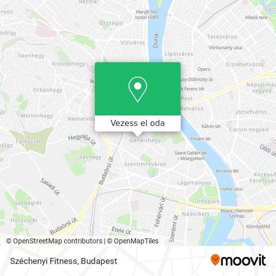 Széchenyi Fitness térkép