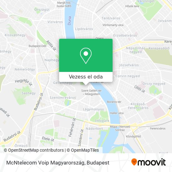 McNtelecom Voip Magyarország térkép