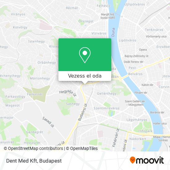 Dent Med Kft térkép