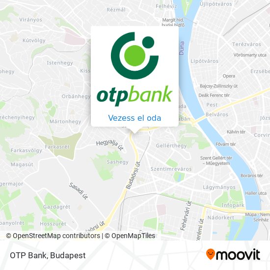 OTP Bank térkép