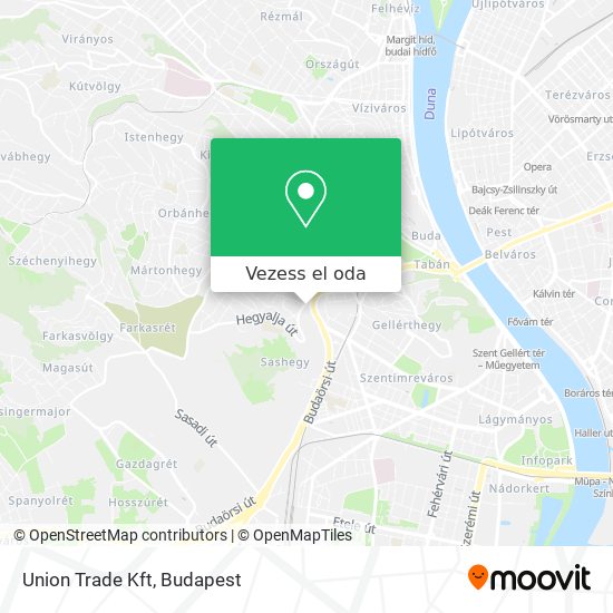 Union Trade Kft térkép