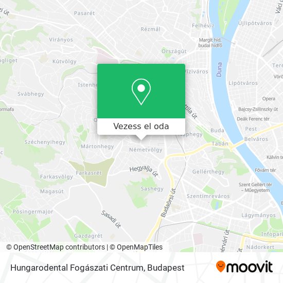 Hungarodental Fogászati Centrum térkép