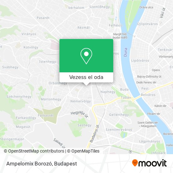 Ampelomix Borozó térkép