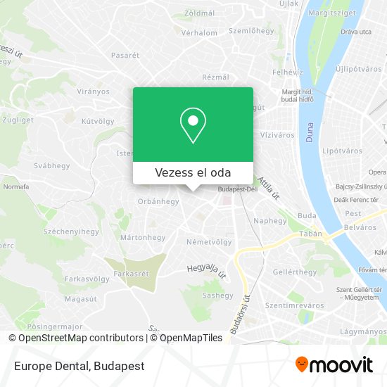 Europe Dental térkép