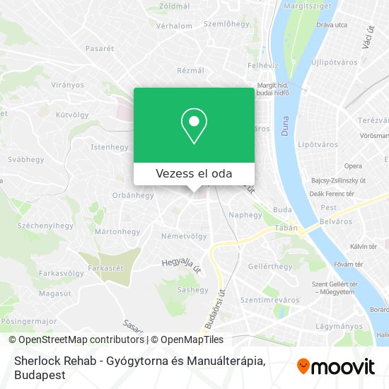 Sherlock Rehab - Gyógytorna és Manuálterápia térkép