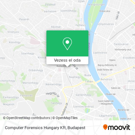 Computer Forensics Hungary Kft térkép