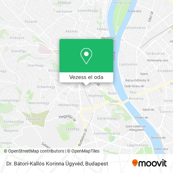 Dr. Bátori-Kallós Korinna Ügyvéd térkép