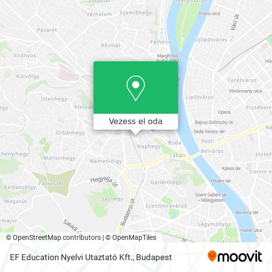 EF Education Nyelvi Utaztató Kft. térkép