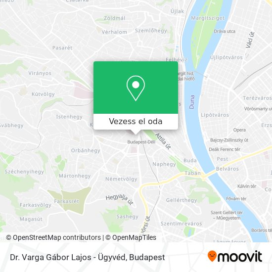Dr. Varga Gábor Lajos - Ügyvéd térkép