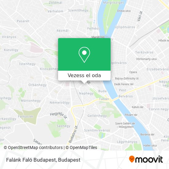 Falánk Faló Budapest térkép