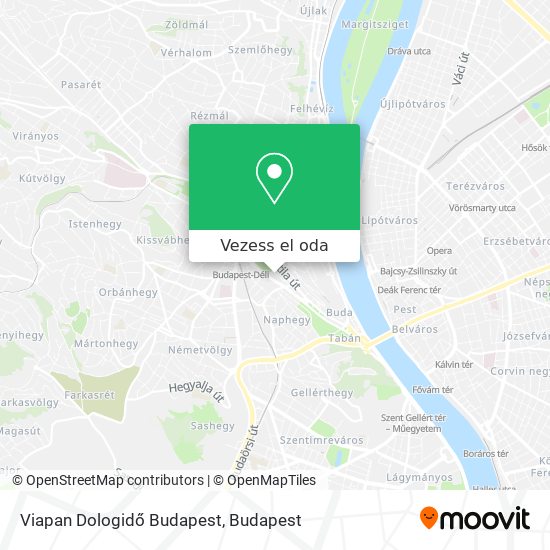 Viapan Dologidő Budapest térkép