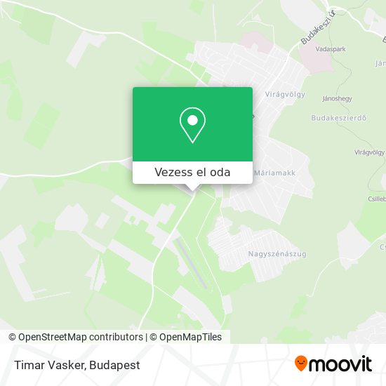 Timar Vasker térkép