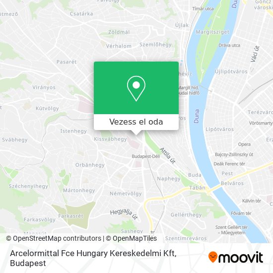 Arcelormittal Fce Hungary Kereskedelmi Kft térkép