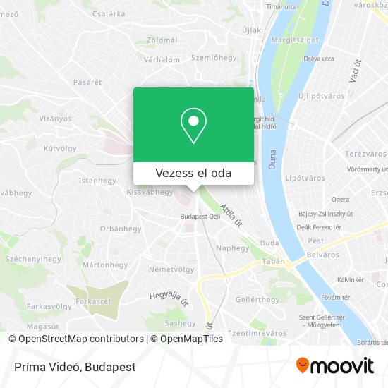Príma Videó térkép
