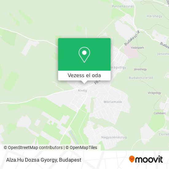 Alza.Hu Dozsa Gyorgy térkép