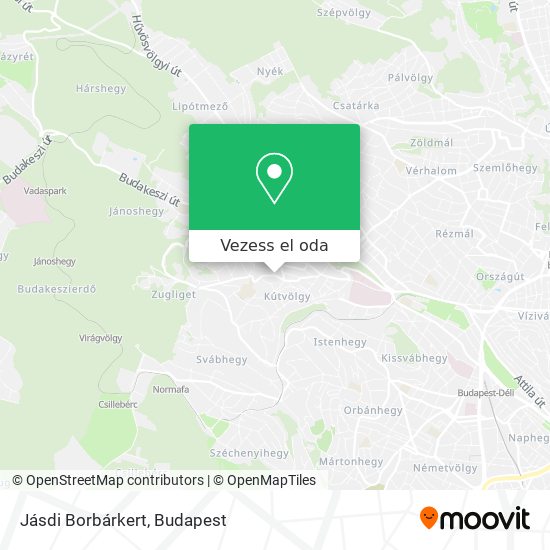 Jásdi Borbárkert térkép