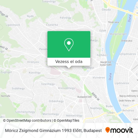 Móricz Zsigmond Gimnázium 1993 Előtt térkép