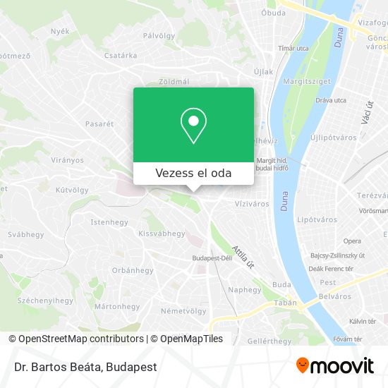 Dr. Bartos Beáta térkép