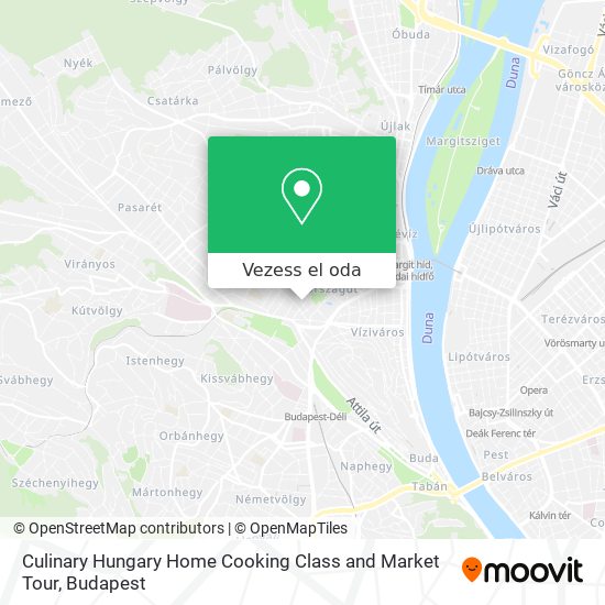 Culinary Hungary Home Cooking Class and Market Tour térkép