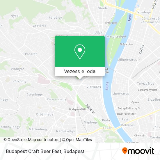 Budapest Craft Beer Fest térkép