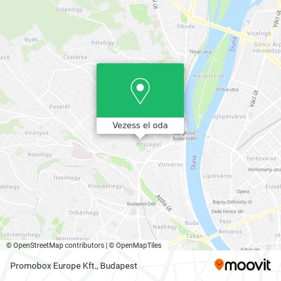 Promobox Europe Kft. térkép