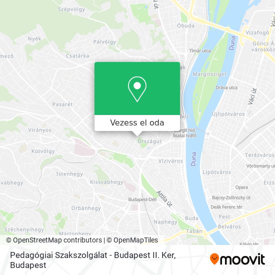 Pedagógiai Szakszolgálat - Budapest II. Ker térkép