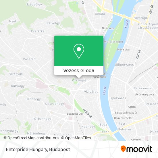 Enterprise Hungary térkép
