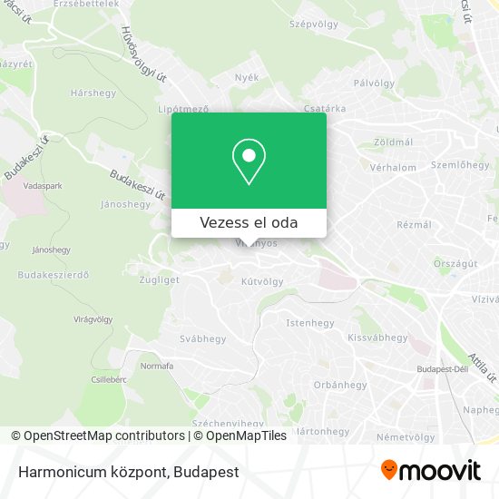 Harmonicum központ térkép