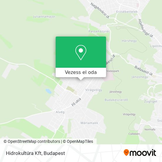 Hidrokultúra Kft térkép