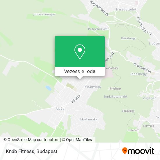 Knáb Fitness térkép