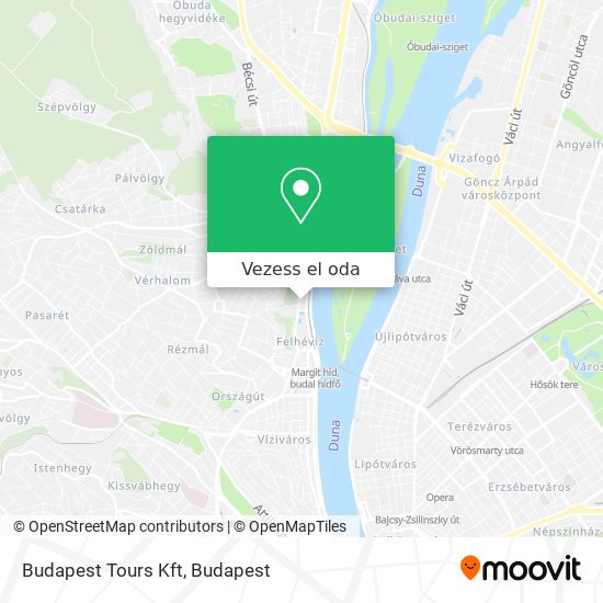 Budapest Tours Kft térkép