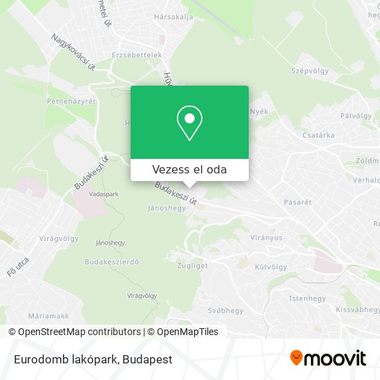 Eurodomb lakópark térkép