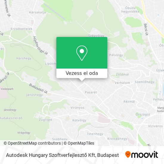Autodesk Hungary Szoftverfejlesztő Kft térkép