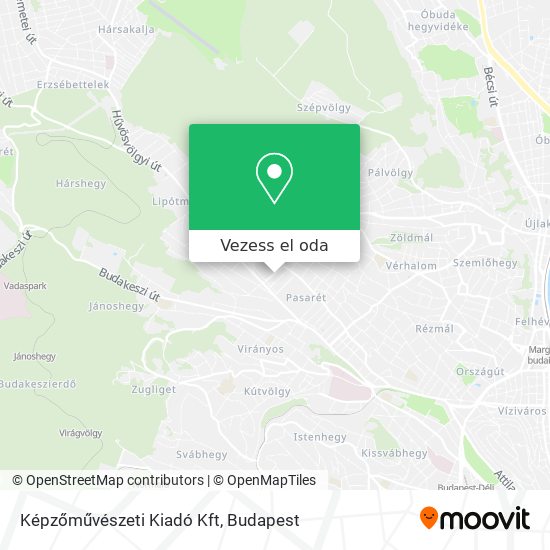 Képzőművészeti Kiadó Kft térkép