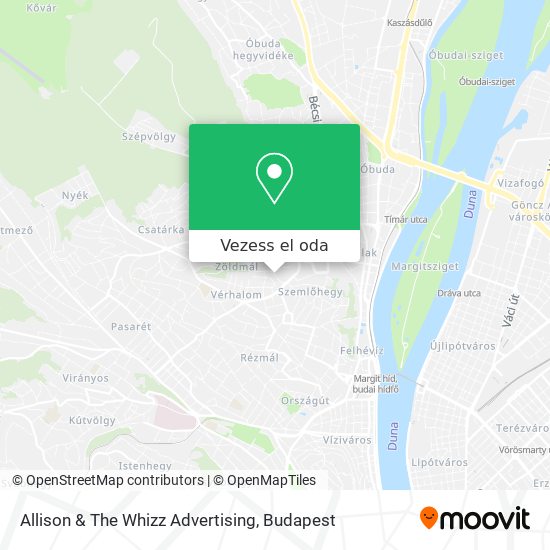 Allison & The Whizz Advertising térkép