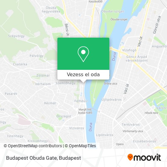 Budapest Obuda Gate térkép