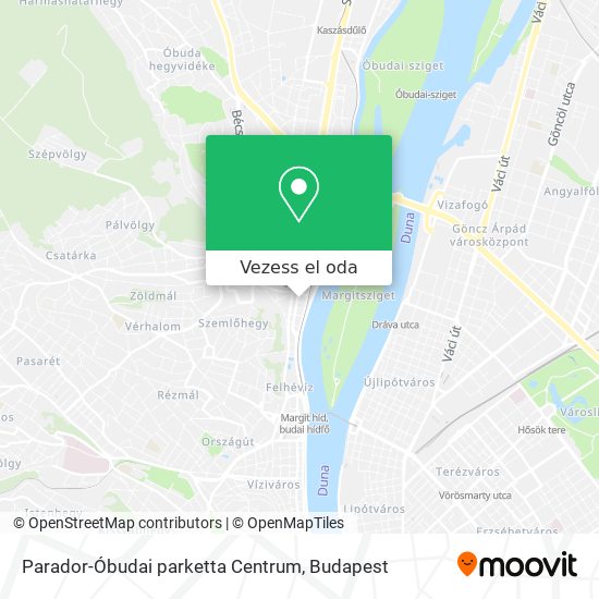 Parador-Óbudai parketta Centrum térkép