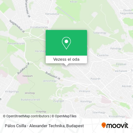 Pálos Csilla - Alexander Technika térkép