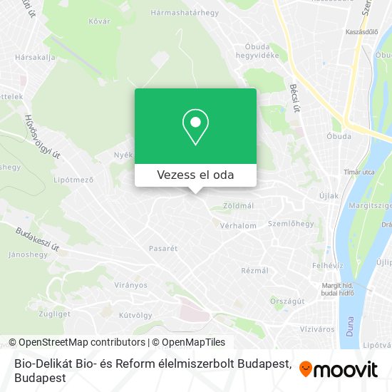 Bio-Delikát Bio- és Reform élelmiszerbolt Budapest térkép