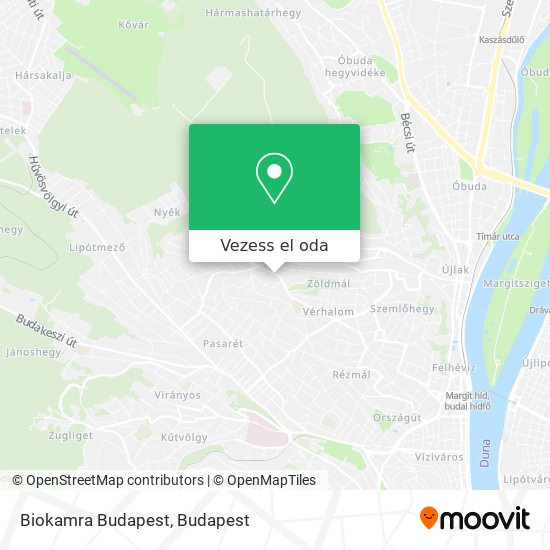 Biokamra Budapest térkép