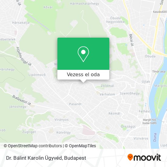 Dr. Bálint Karolin Ügyvéd térkép