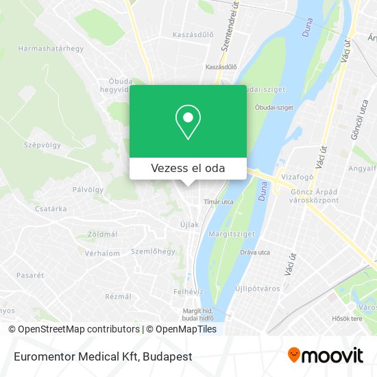 Euromentor Medical Kft térkép