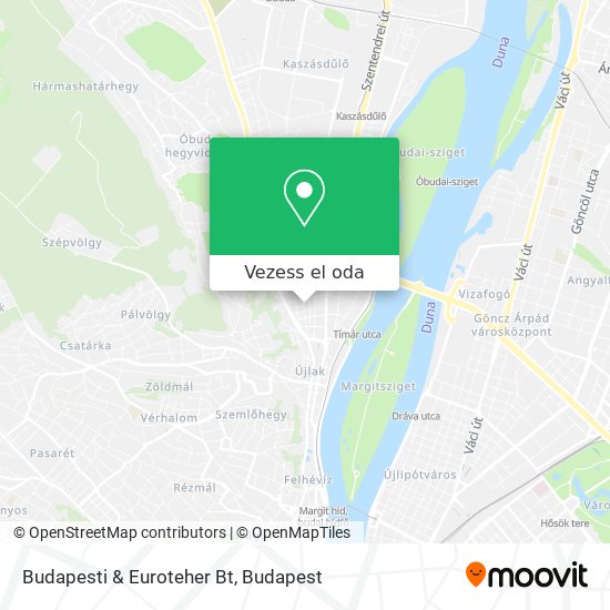 Budapesti & Euroteher Bt térkép