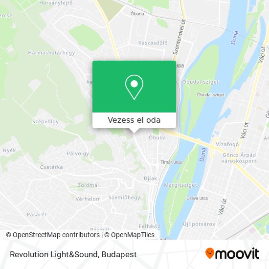 Revolution Light&Sound térkép