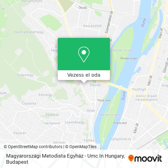 Magyarországi Metodista Egyház - Umc In Hungary térkép
