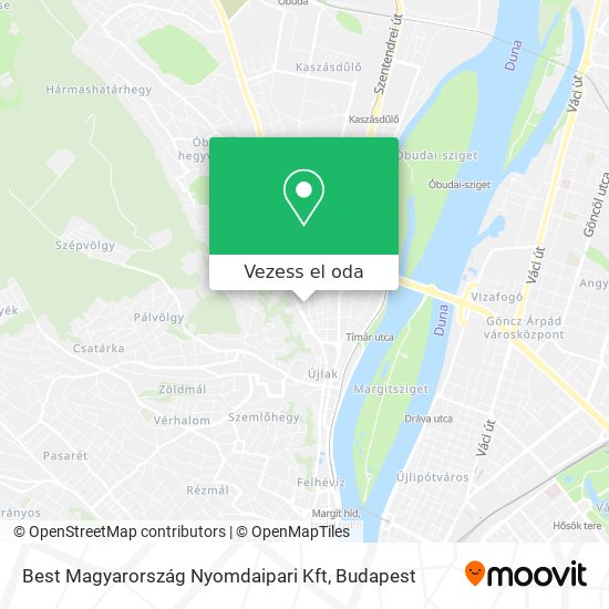 Best Magyarország Nyomdaipari Kft térkép