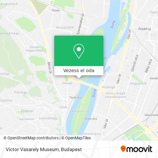 Victor Vasarely Museum térkép