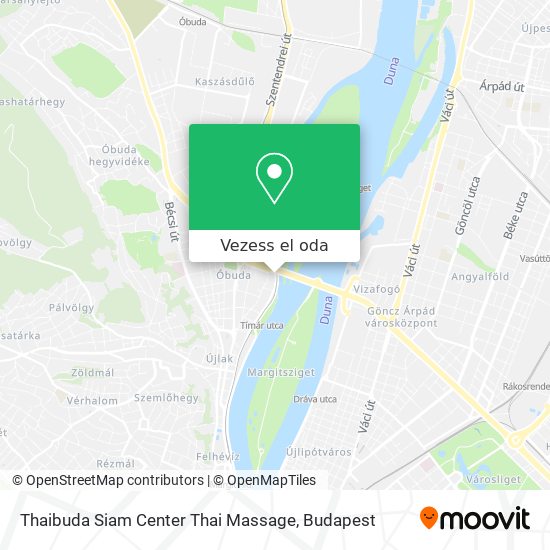 Thaibuda Siam Center Thai Massage térkép